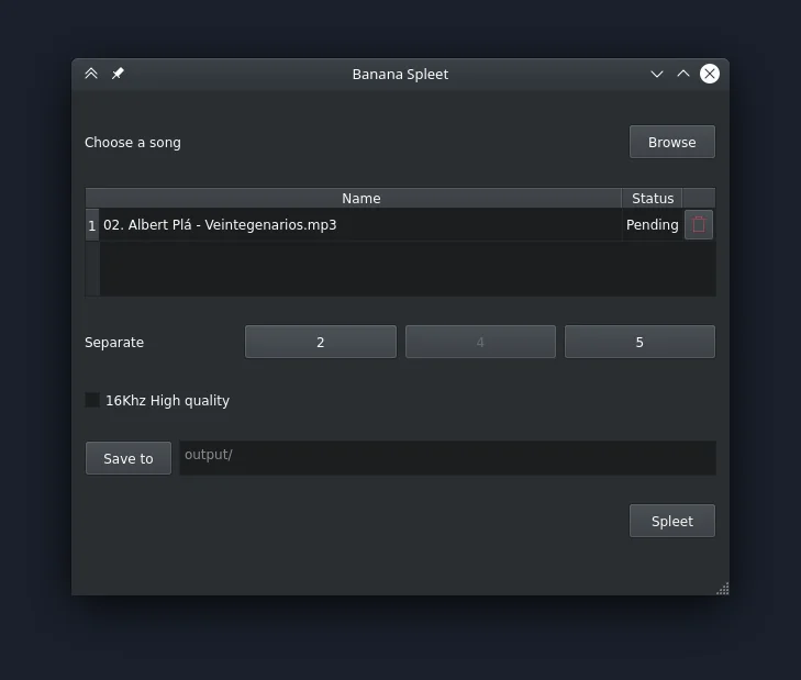 Banana Spleet's Screenshot